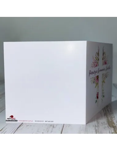 Zaproszenia Eleganckie Zaproszenie Pierwszą Komunię Świętą