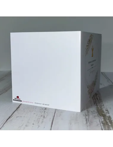 Eleganckie Zaproszenie na Pierwszą Komunię Świętą Zaproszeni