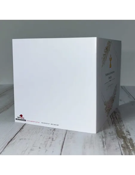 Eleganckie Zaproszenie na Pierwszą Komunię Świętą Zaproszeni