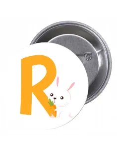 Przypinki Buttony Personalizowany z Nadrukiem Literki