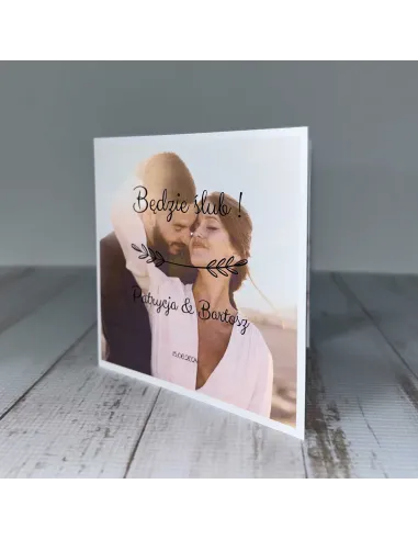 Zaproszenia Ślub Eleganckie Personalizowane Zaproszenie