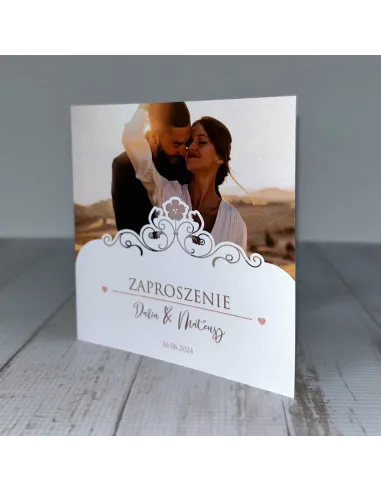 Zaproszenia Eleganckie Personalizowane Zaproszenie Ślub