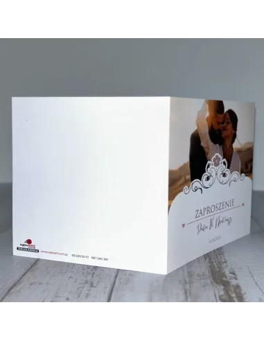 Zaproszenia Eleganckie Personalizowane Zaproszenie Ślub