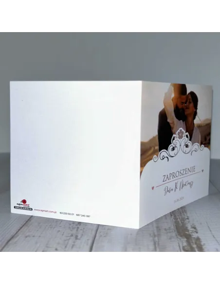 Zaproszenia Eleganckie Personalizowane Zaproszenie Ślub