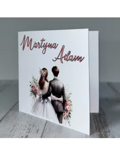 Zaproszenia – Ślub Eleganckie Personalizowane Zaproszenie