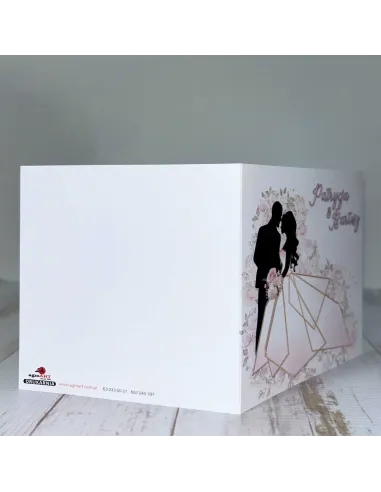 Zaproszenia Personalizowany Ślub Eleganckie Personalizowane