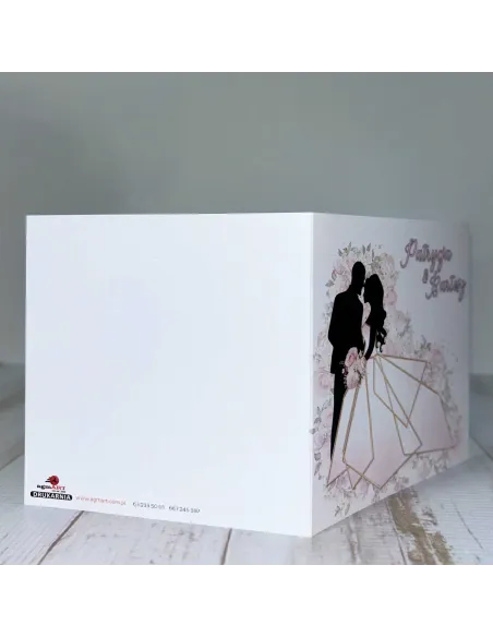 Zaproszenia Personalizowany Ślub Eleganckie Personalizowane