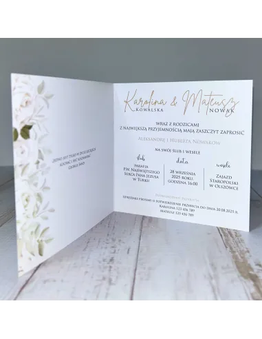 Eleganckie Personalizowane Zaproszenie na Personalizowany