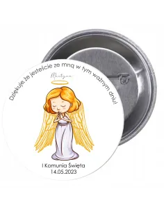 Przypinki Buttony Komunia Święta Dziękuje Że Jesteście