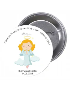 Przypinki Buttony i Komunia Święta Dziękuje, Że Jesteście