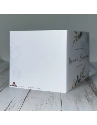 Eleganckie Personalizowane Zaproszenie na Ślub z Projektem