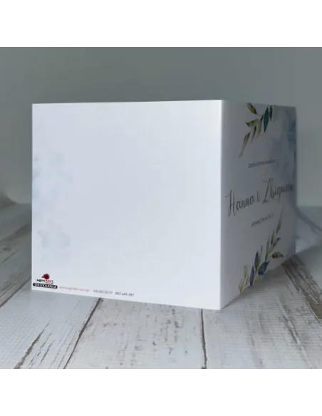 Eleganckie Personalizowane Zaproszenie na Ślub z Projektem