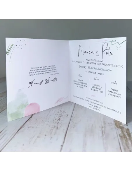 Eleganckie Personalizowane Zaproszenie na Gotowy Projekt