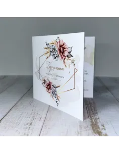 Eleganckie Personalizowane Zaproszenie na Ślub z Grafiką