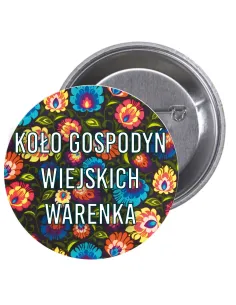 Przypinki Buttony Koło Gospodyń Wiejskich Warenka Reklamowy