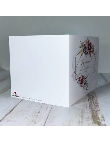 Eleganckie Personalizowane Zaproszenie na Ślub z Grafiką