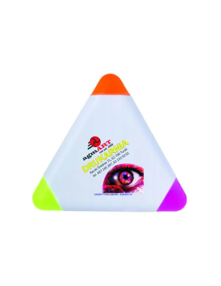 Zakreślacze Reklamowe z Nadrukiem UV logo 100 szt z logo