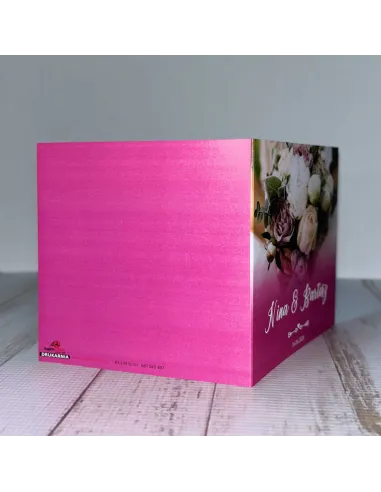 Eleganckie Personalizowane Zaproszenie na Ślub Reklamowy