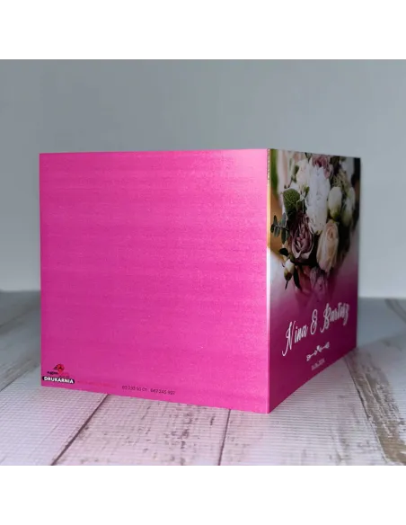 Eleganckie Personalizowane Zaproszenie na Ślub Reklamowy