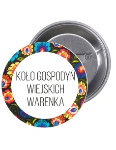 Przypinki Buttony Koło Gospodyń Wiejskich Personalizowany