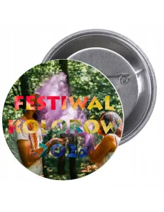 Przypinki Buttony Festiwal Kolorów 2023 na Zamówienie