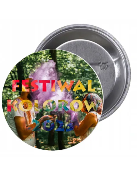 Przypinki Buttony Festiwal Kolorów 2023 na Zamówienie