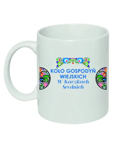 Kubek Ceramiczny Koło Gospodyń Wiejskich Nadruk KGW Twoja