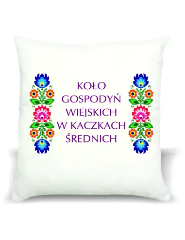 Foto Poduszka Koło Gospodyń Wiejskich KGW + Twój Tekst
