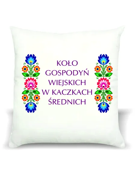 Foto Poduszka Koło Gospodyń Wiejskich KGW + Twój Tekst