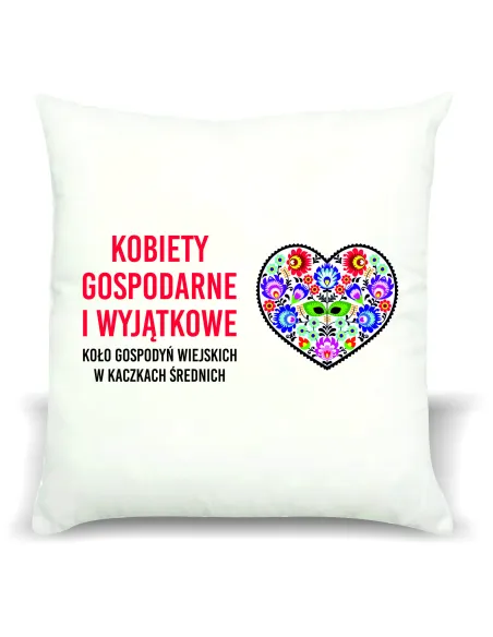 Foto Poduszka Koło Gospodyń Wiejskich Twoją Nazwą logo