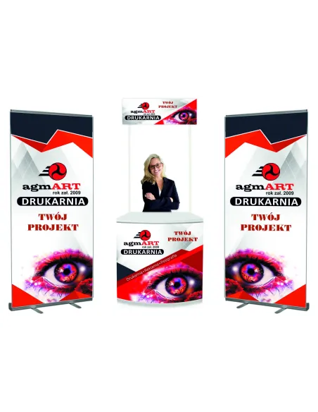 Stoisko Degustacyjne Duże Promocyjne – Reklamowe + 2x