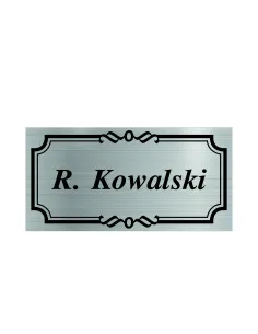 Tabliczka Personalizowany z Grawerem Nierdzewna Laminat