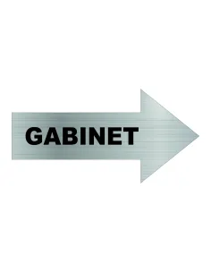 Tabliczka Tablica Grawerowana Strzałka Nierdzewna z Twoim