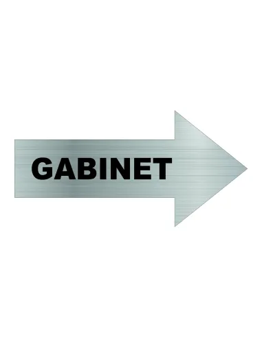 Tabliczka Tablica Grawerowana Strzałka Nierdzewna z Twoim