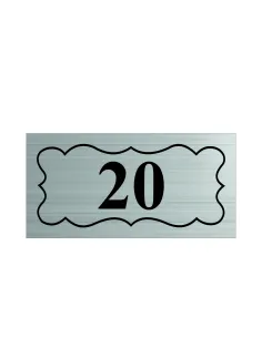 Tabliczka Tablica Nierdzewna Grawerem Numerem Pomieszczenia