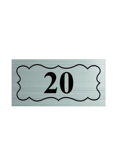 Tabliczka Tablica Nierdzewna Grawerem Numerem Pomieszczenia