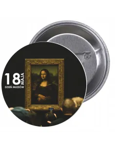 Przypinki Buttony Dzień Muzeów Znaczki Badziki z Nadrukiem