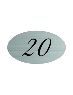 Tabliczka Nierdzewna z Grawerem Numer Numerek na Szafkę