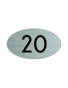 Tabliczka Personalizowany z Grawerem Nierdzewna Owalna