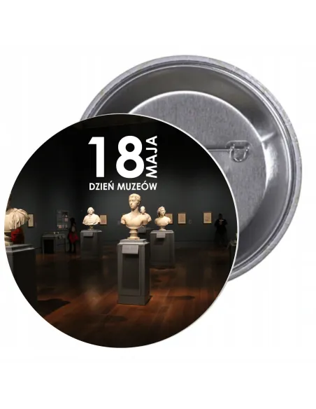 Przypinki Buttony Dzień Muzeów Znaczki Personalizowany