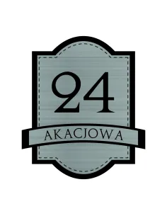 Tabliczka Tablica Grawerowana Adresowa Laminat z Nadrukiem