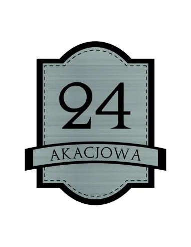 Tabliczka Tablica Grawerowana Adresowa Laminat z Nadrukiem