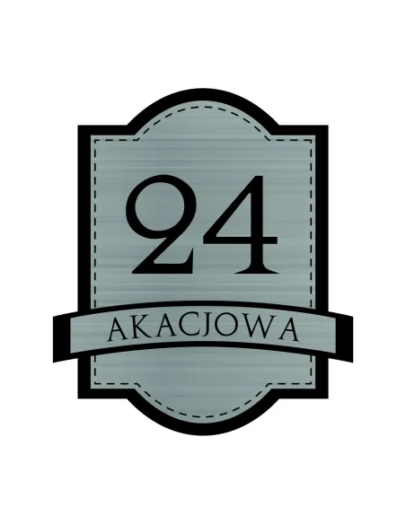 Tabliczka Tablica Grawerowana Adresowa Laminat z Nadrukiem