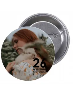 Przypinki Buttony Dzień Królika Znaczki Badziki Pamiątkowe