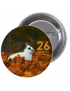 Przypinki Buttony Dzień Królika Znaczki Personalizowany