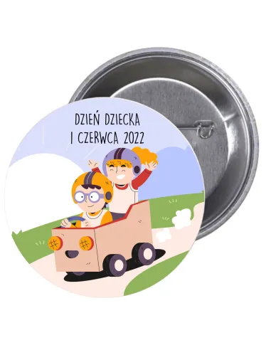 Przypinki Buttony – Dzień Dziecka Znaczki Badziki Grafiką