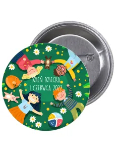 Przypinki Buttony Dzień Dziecka Znaczki Badziki Pamiątkowe