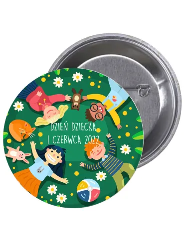 Przypinki Buttony Dzień Dziecka Znaczki Badziki Pamiątkowe
