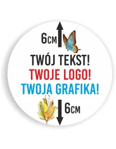 Naklejki z logo Etykiety Reklamowe Twój Nadruk Grafika