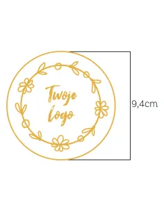 Naklejki logo Etykiety Reklamowe Twój Nadruk Grafika Tekst